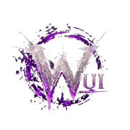 WarlUI silver and violet emblem